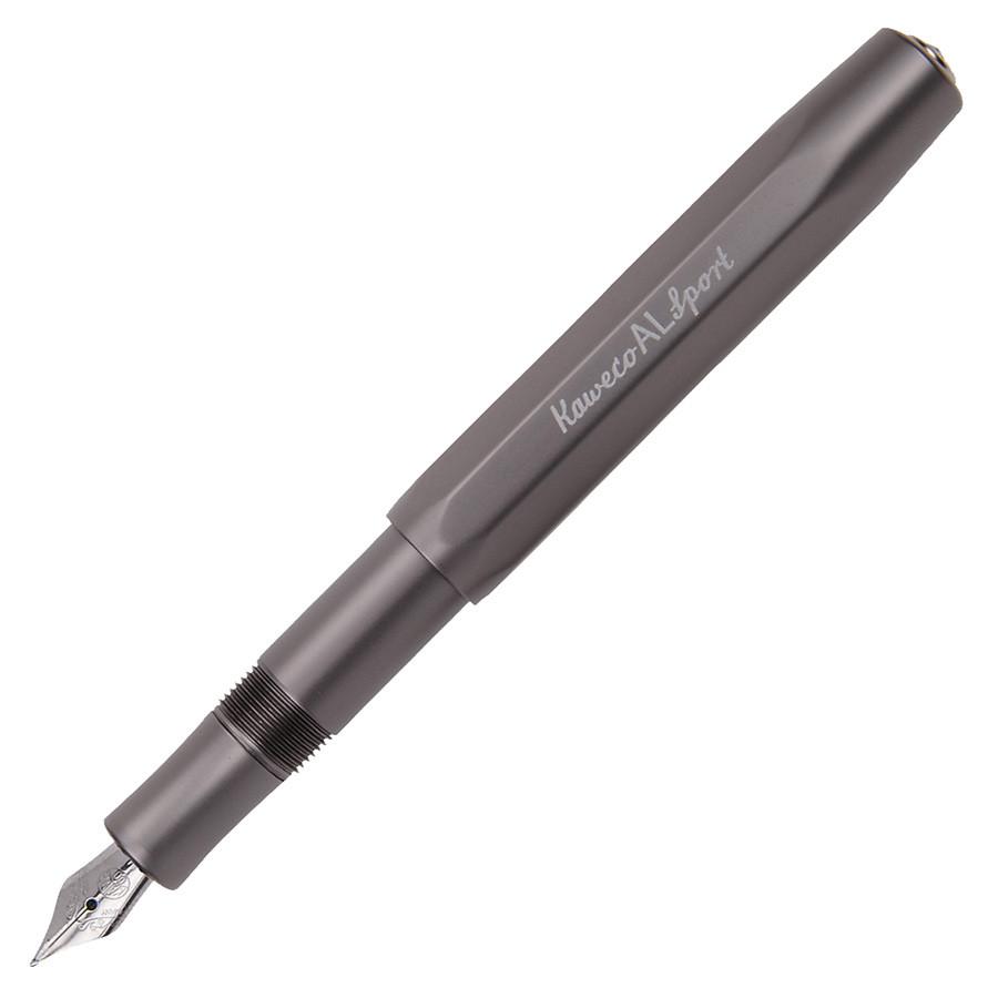 Kaweco AL Sport Aluminum Fountain Pen, Grey Fountain Pen Kaweco