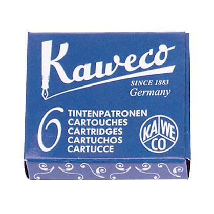 Kaweco Fountain Pen Ink Cartridges, 6-pack Ink Refill Kaweco Royal Blue