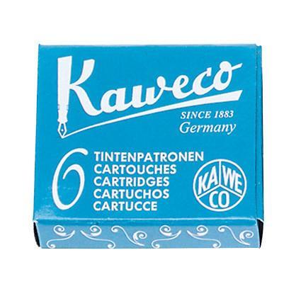 Kaweco Fountain Pen Ink Cartridges, 6-pack Ink Refill Kaweco Paradise Blue
