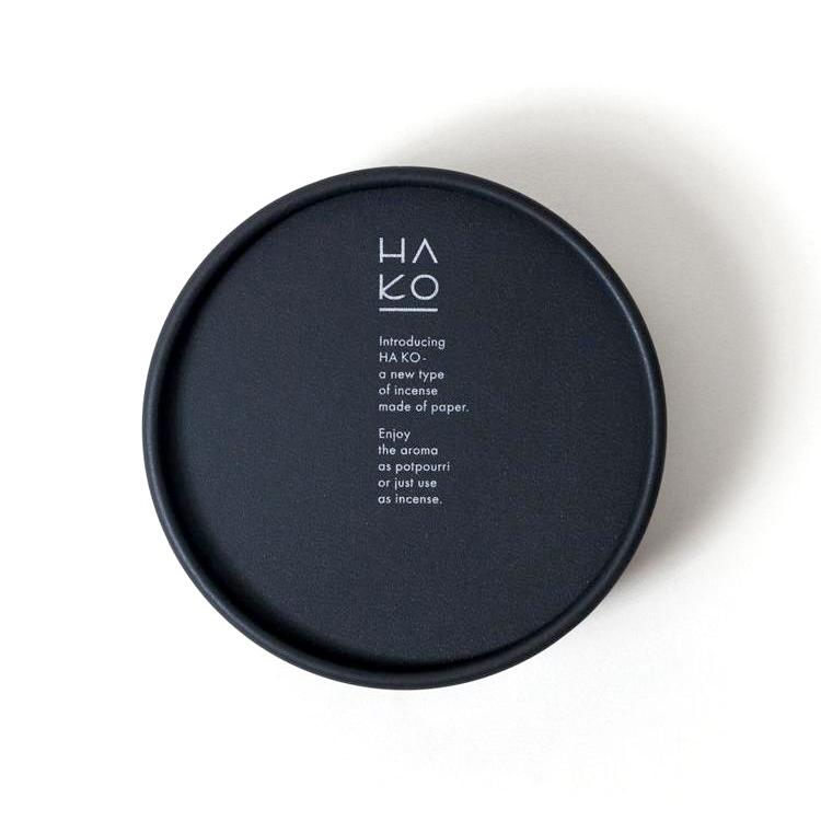 HA KO Paper Incense, Black Set of 6 Incense HA KO