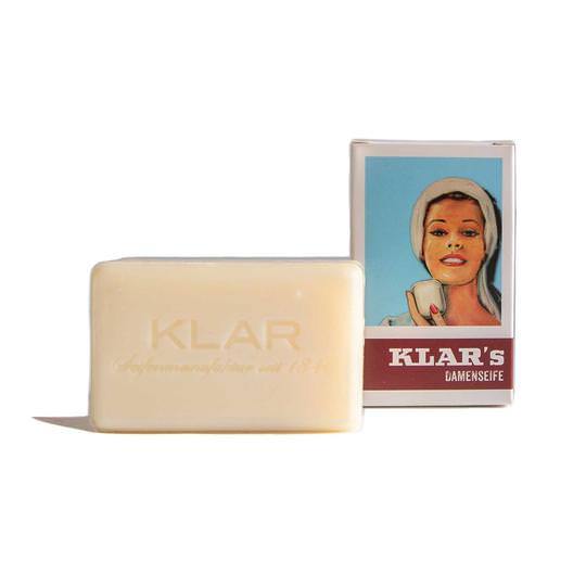 Klar's Ladies' Hand Size Soap, Palm Oil-Free Body Soap Klar Seifen
