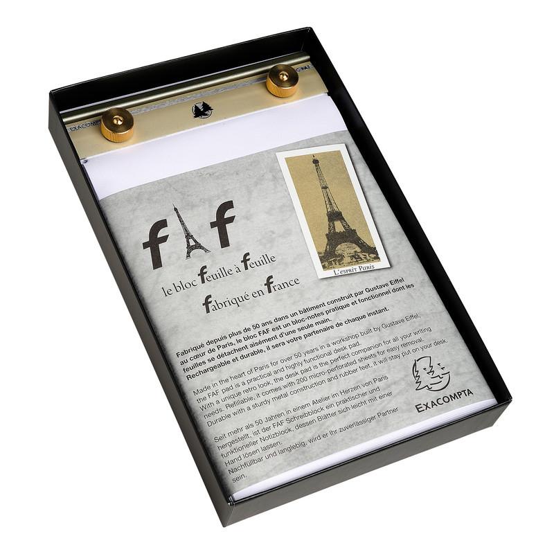 Exacompta FAF Desk Note Pad #4, Large Desk Notepad Exacompta