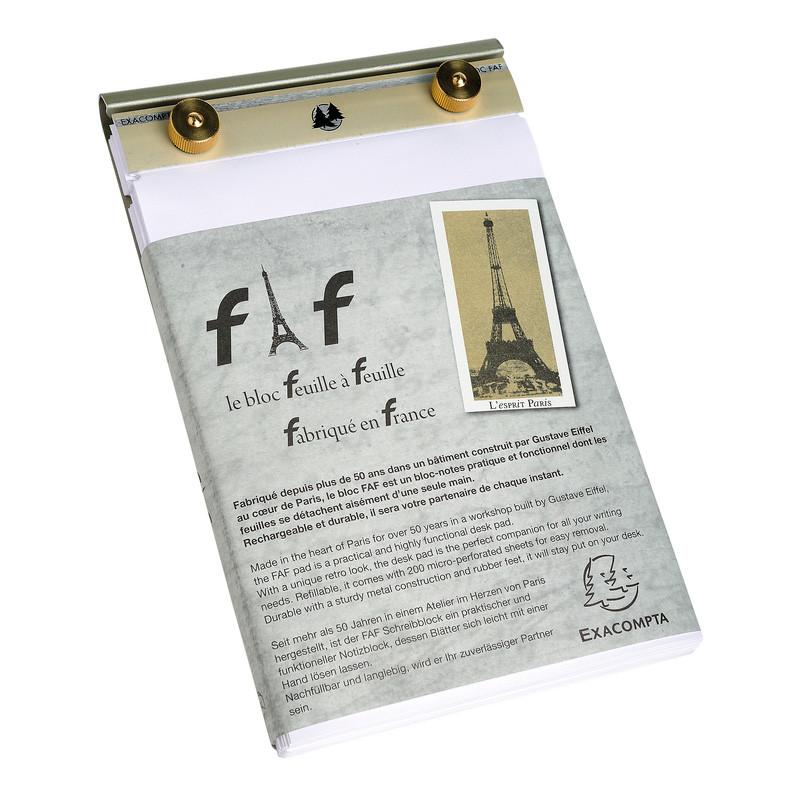 Exacompta FAF Desk Note Pad #4, Large Desk Notepad Exacompta