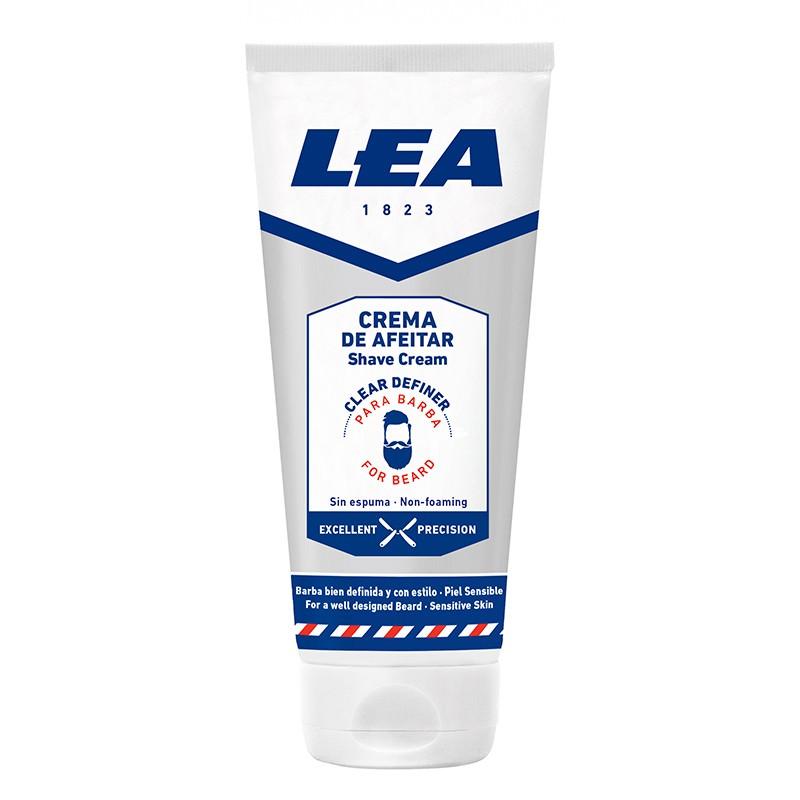 LEA Clear Definer Shave Cream for Beard Shaving Cream LEA