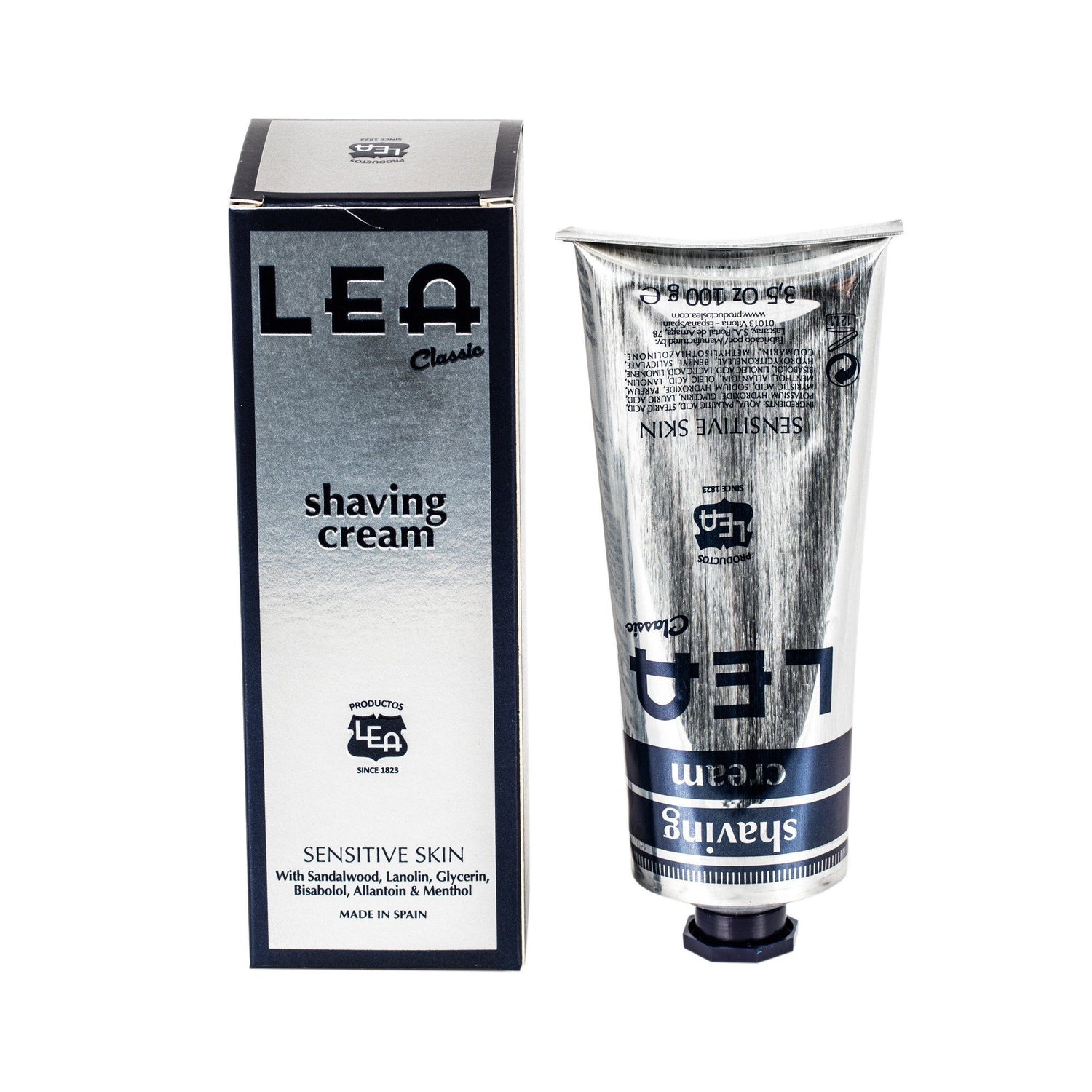LEA Classic Sensitive Skin Shaving Cream Tube Shaving Cream LEA