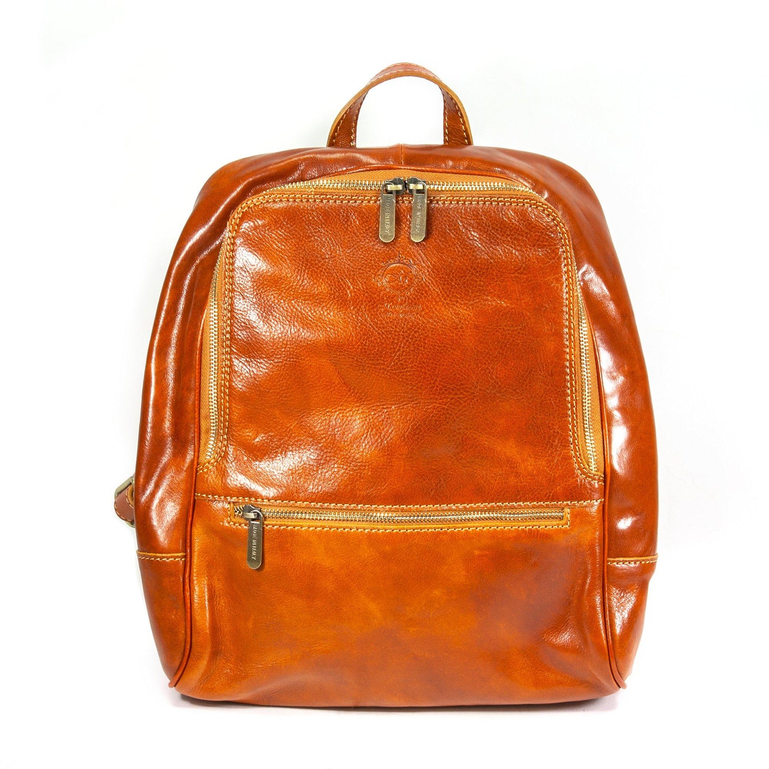 Manufactus Biga Leather Backpack Backpack Fendrihan Canada Cognac