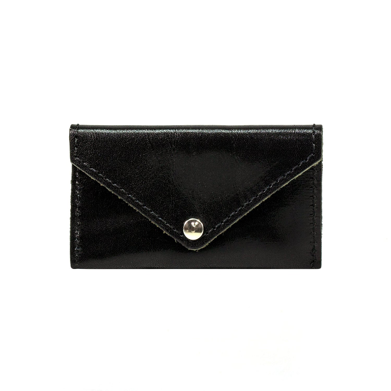 Manufactus Leather Coin Purse Leather Wallet Manufactus by Luca Natalizia Black
