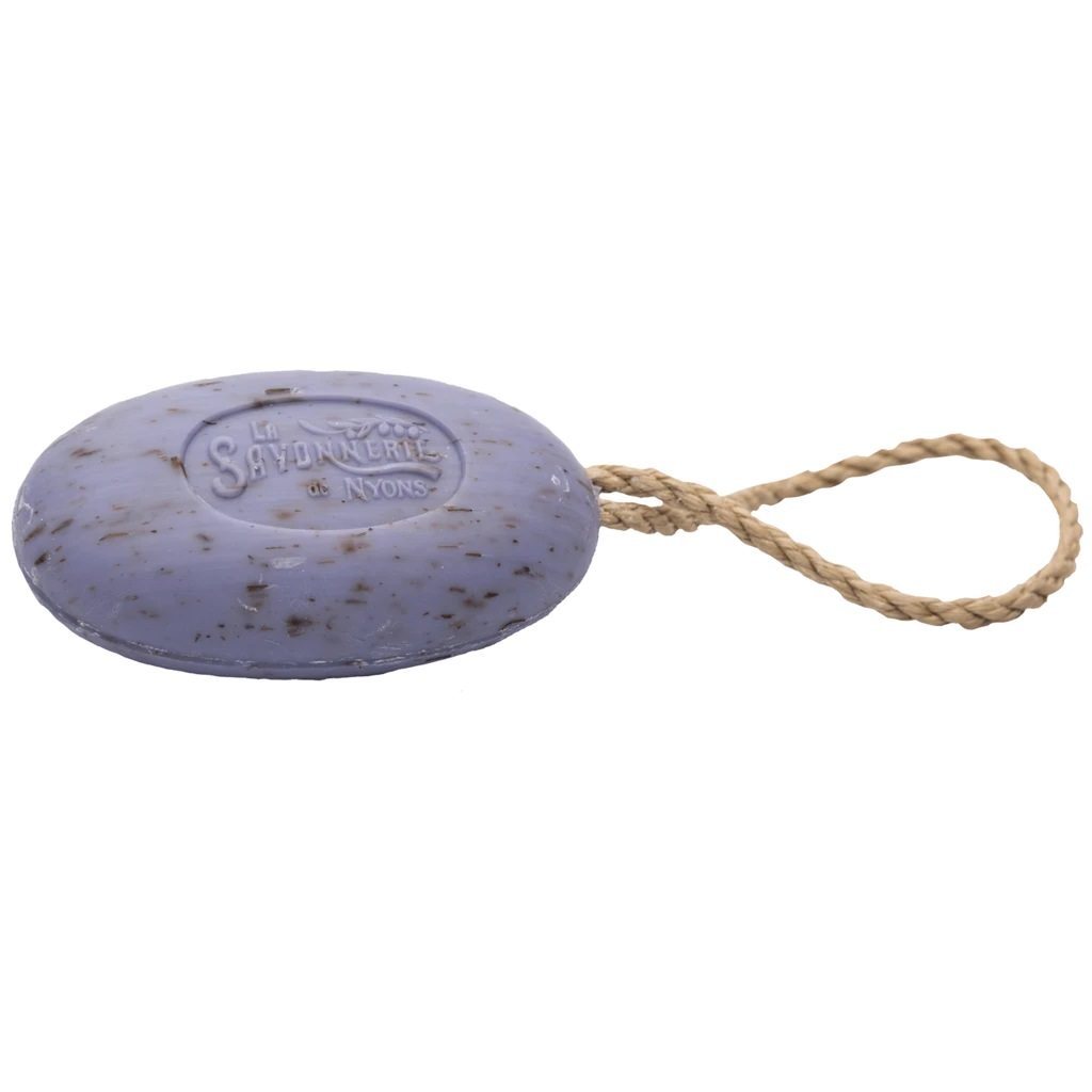 La Savonnerie de Nyons Exfoliating Soap on a Rope Body Soap La Savonnerie de Nyons Lavender