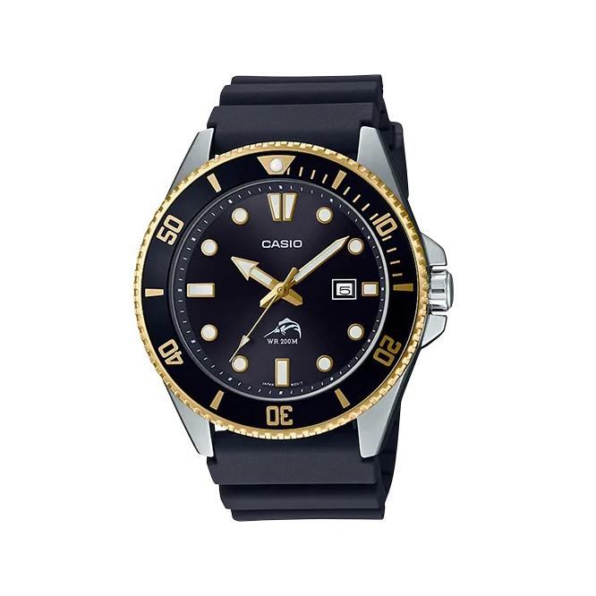 CASIO MDV106 Series Classic Men’s Analog Watch Watch Casio Black/Gold