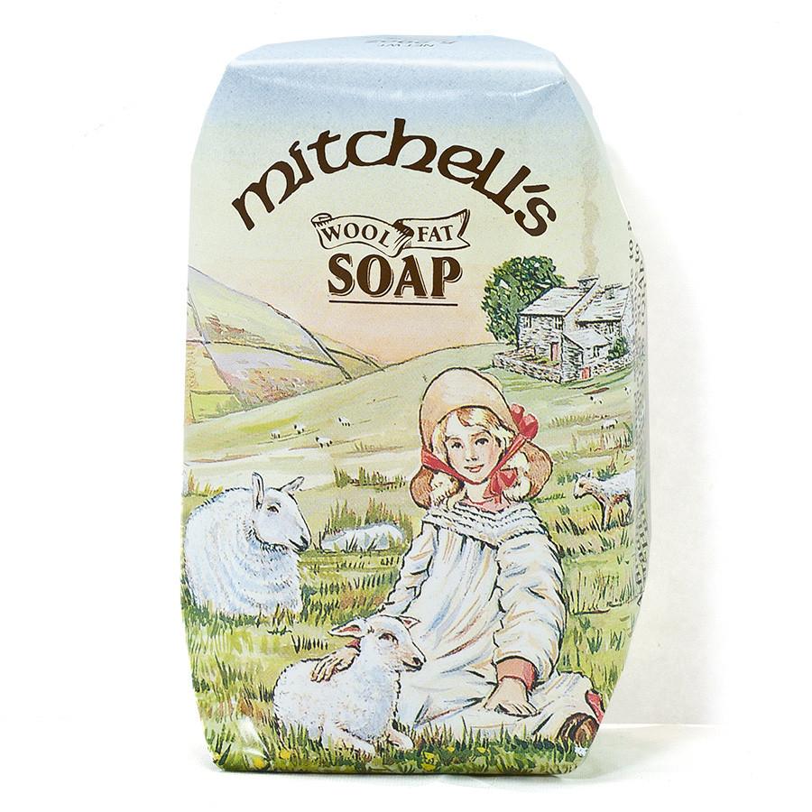 Mitchell's Country Scene Wool Fat Soap, Bath Size Body Soap Mitchell's Wool Fat