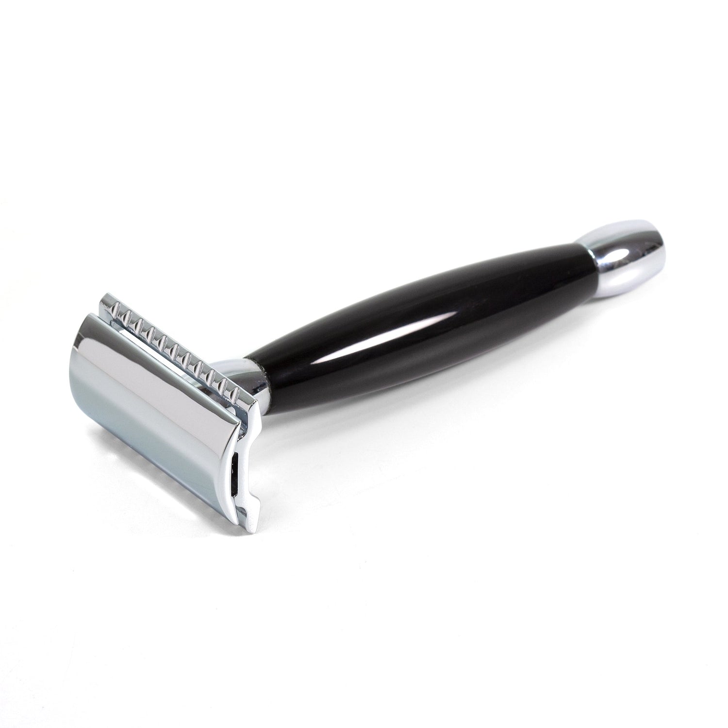 Merkur 27C Closed Comb Safety Razor, Horn Handle Double Edge Safety Razor Merkur