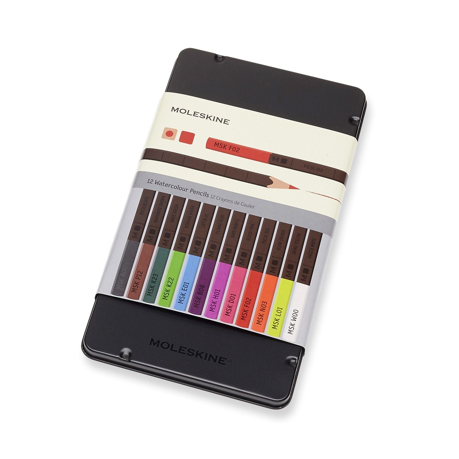 Moleskine 12 Watercolour Pencils Pencils Moleskine Naturally Smart