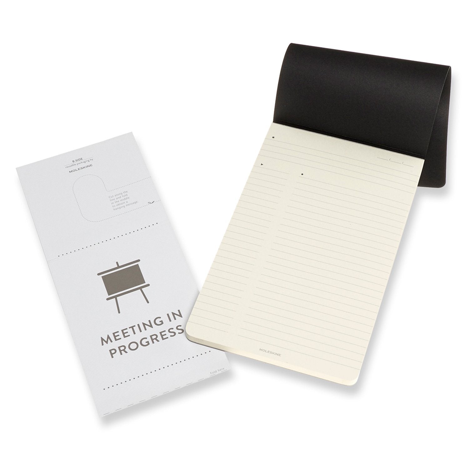 Moleskine 8.5 x 11 Soft Cover Professional Pad in Black, Lined Notepad Moleskine