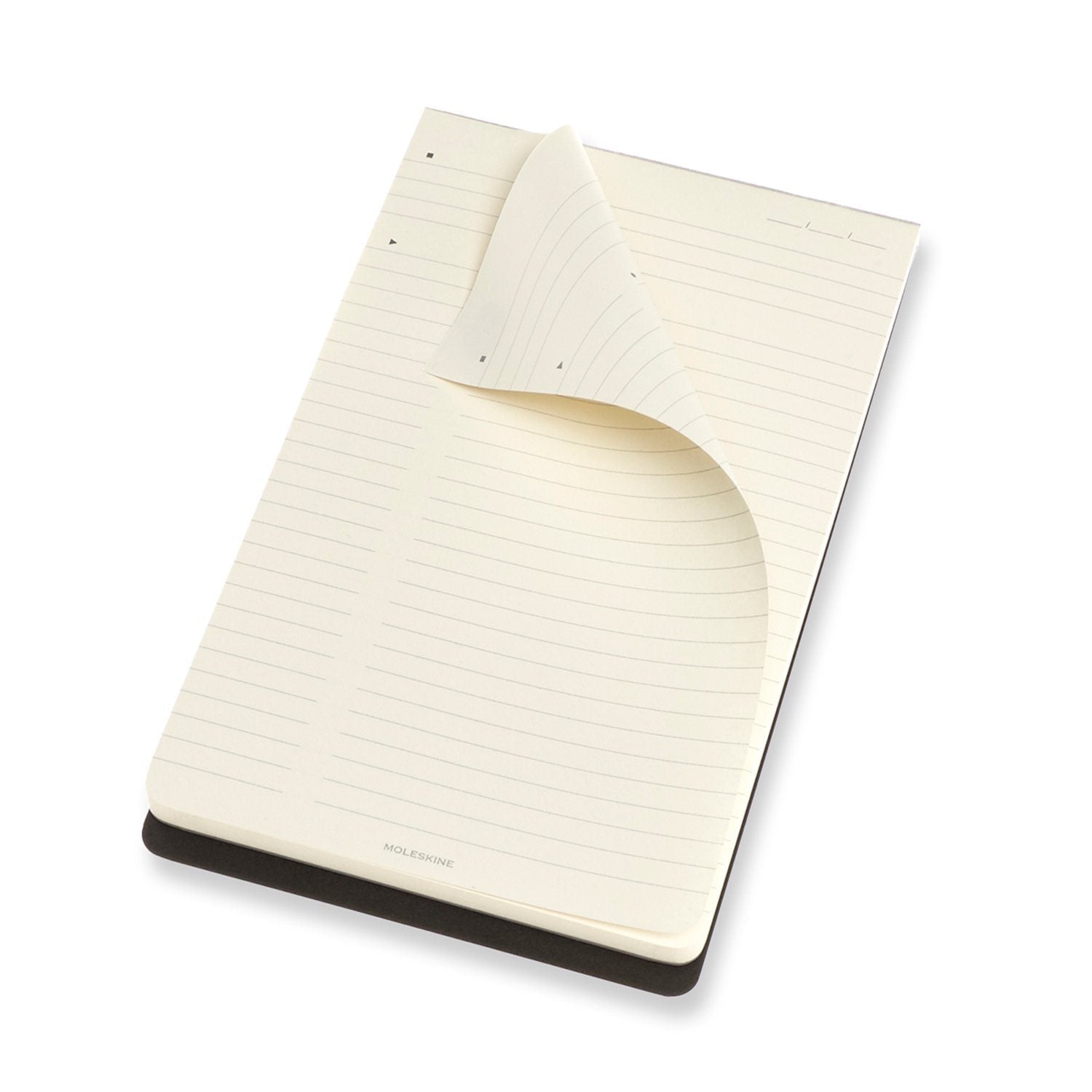 Moleskine 8.5 x 11 Soft Cover Professional Pad in Black, Lined Notepad Moleskine