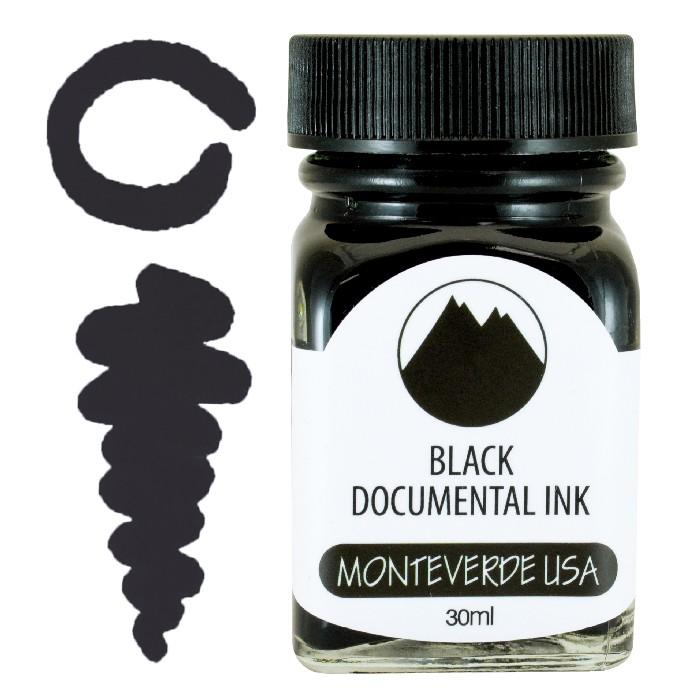 Monteverde Fountain Pen Ink Bottles Ink Refill Monteverde Documental Black