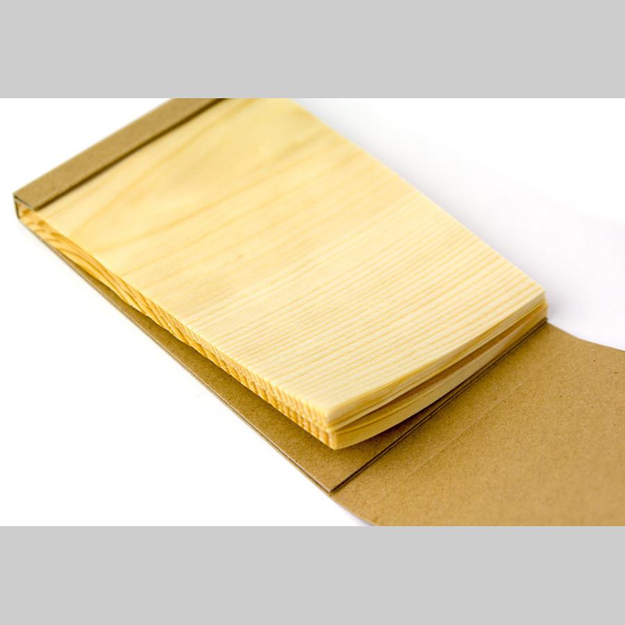Kizara Wood Sheet Memo Pad Notebook Japanese Exclusives