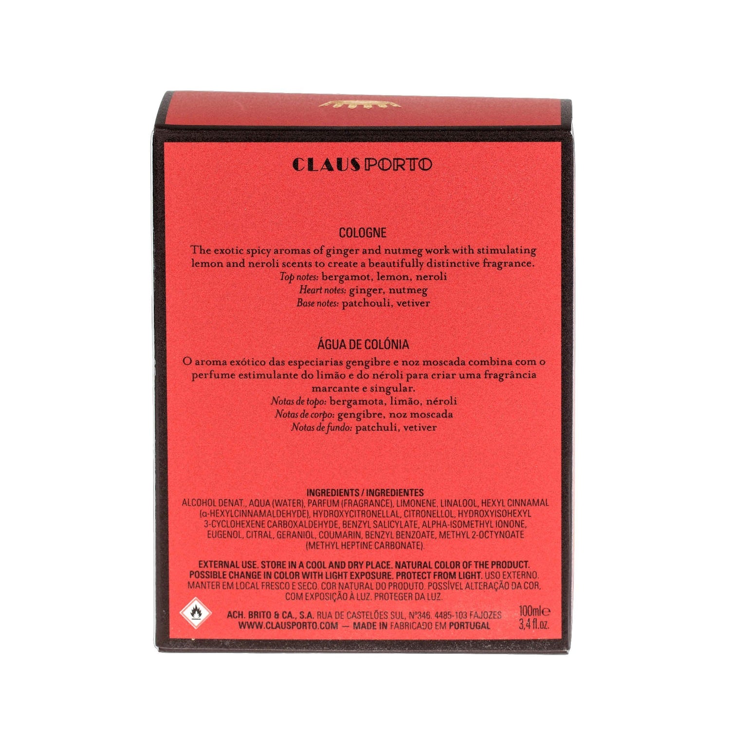 Musgo Real Agua de Colonia No. 3 Spiced Citrus Men's Fragrance Musgo Real