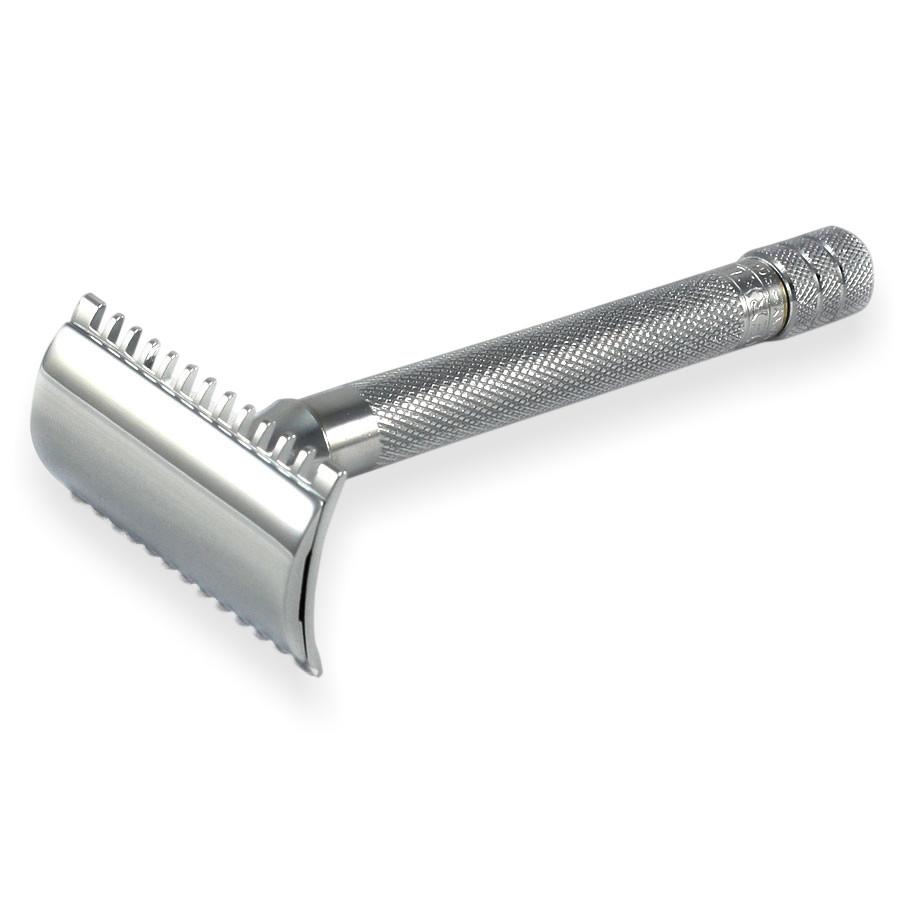 Merkur 25C Open-Comb Long-Handle Double-Edge Safety Razor Double Edge Safety Razor Merkur