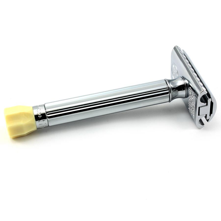 Merkur Progress Long-Handle Adjustable Safety Razor Double Edge Safety Razor Merkur