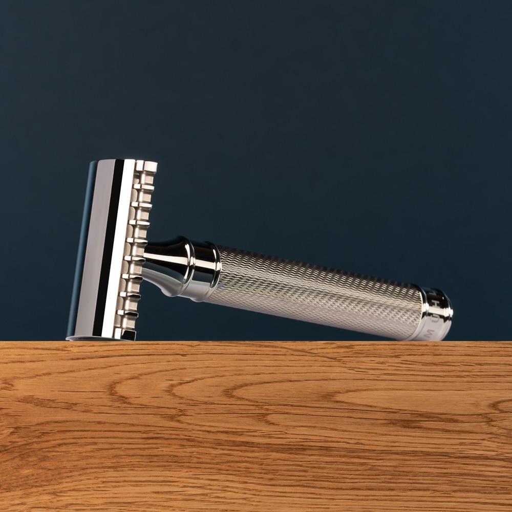 Muhle R41GS Open Comb Stainless Steel Safety Razor Double Edge Safety Razor Muhle