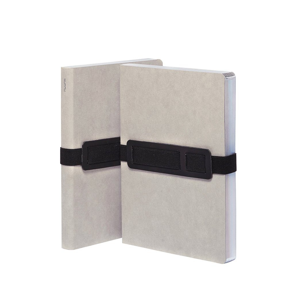 Nuuna Voyager Large Grey Notebook, Holographic Edges Notebook Nuuna