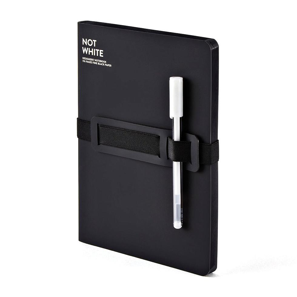 Nuuna NOT WHITE Light Designer’s Notebook Notebook Nuuna Black