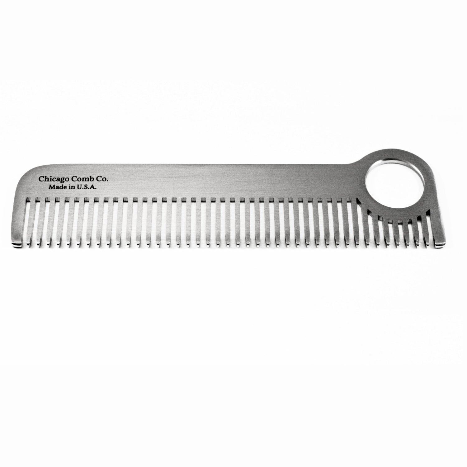 Chicago Comb Co. Model No. 1 Stainless Steel Medium-Fine Tooth Comb Comb Chicago Comb Co Classic