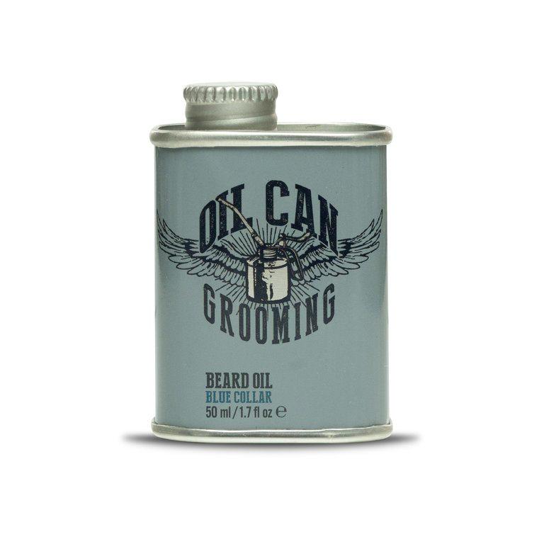 Oil Can Grooming Beard Oil Beard Oil Oil Can Grooming Blue Collar