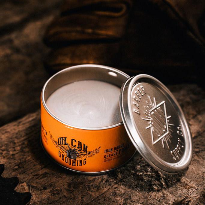 Oil Can Grooming Iron Horse Grease Pomade Oil Can Grooming