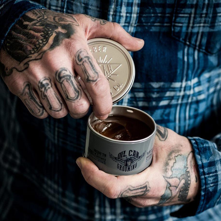 Oil Can Grooming Blue Collar Original Pomade Oil Can Grooming