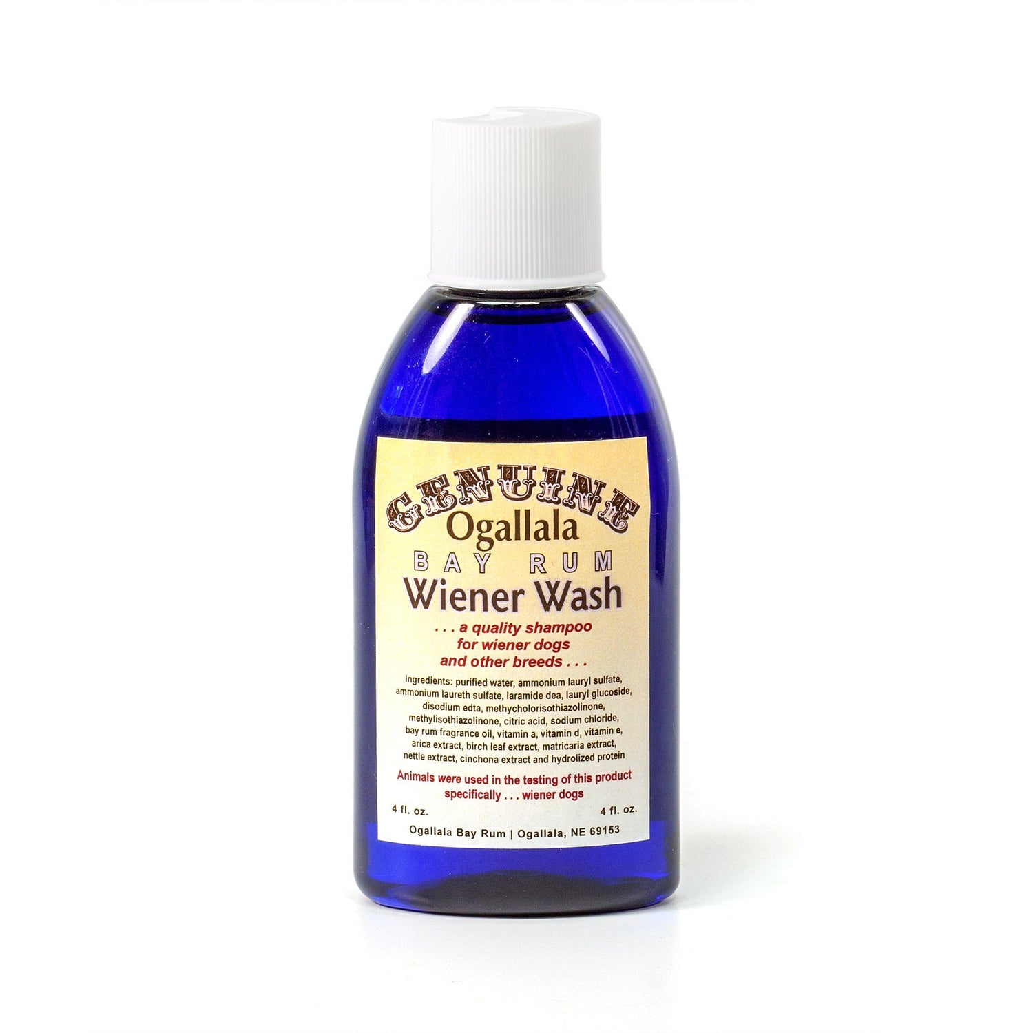 Ogallala Bay Rum Wiener (Dog) Wash Dog Shampoo Ogallala Bay Rum