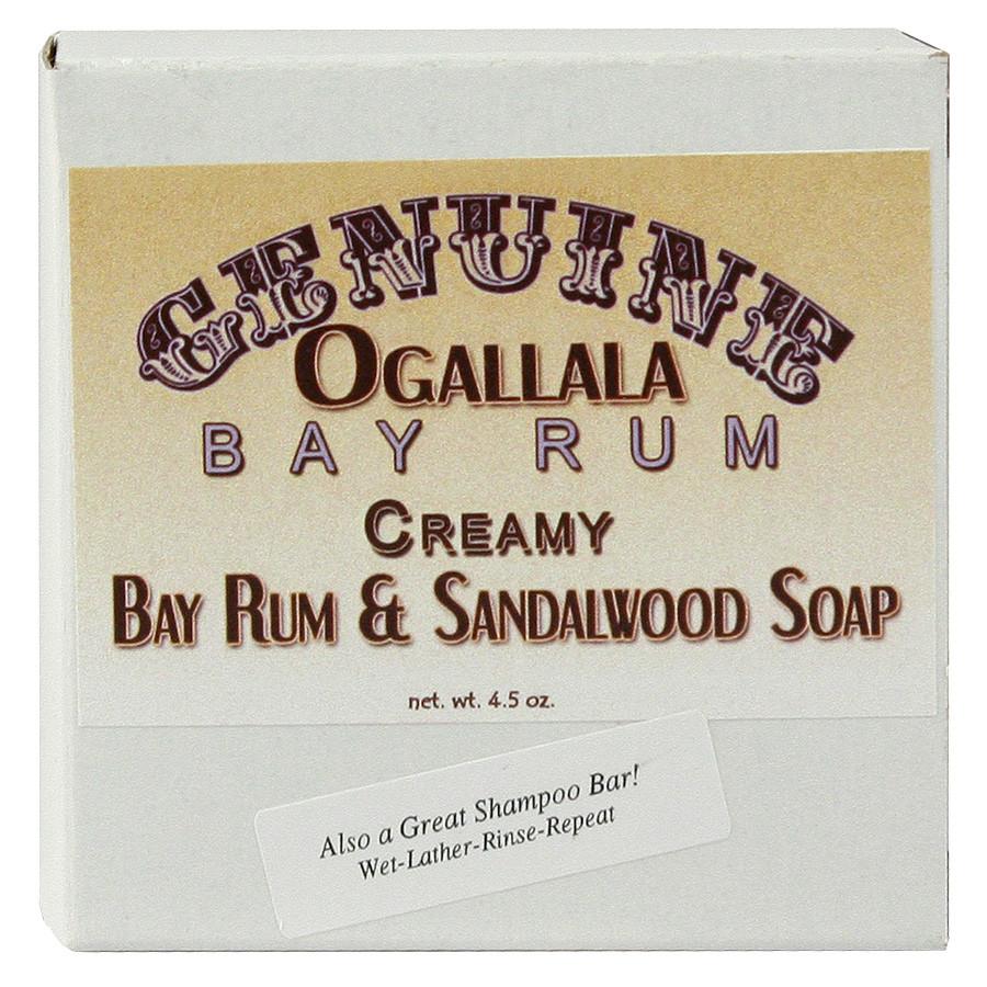 Ogallala Creamy Bay Rum and Sandalwood Soap and Shampoo Bar Shampoo Ogallala Bay Rum 