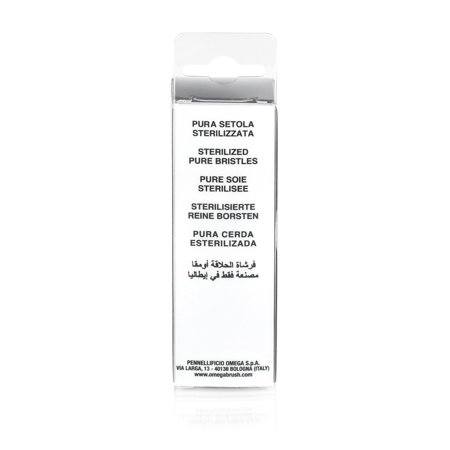 Omega 10275 Banded Boar Bristles Shaving Brush, Acrylic Handle Boar Bristles Shaving Brush Omega