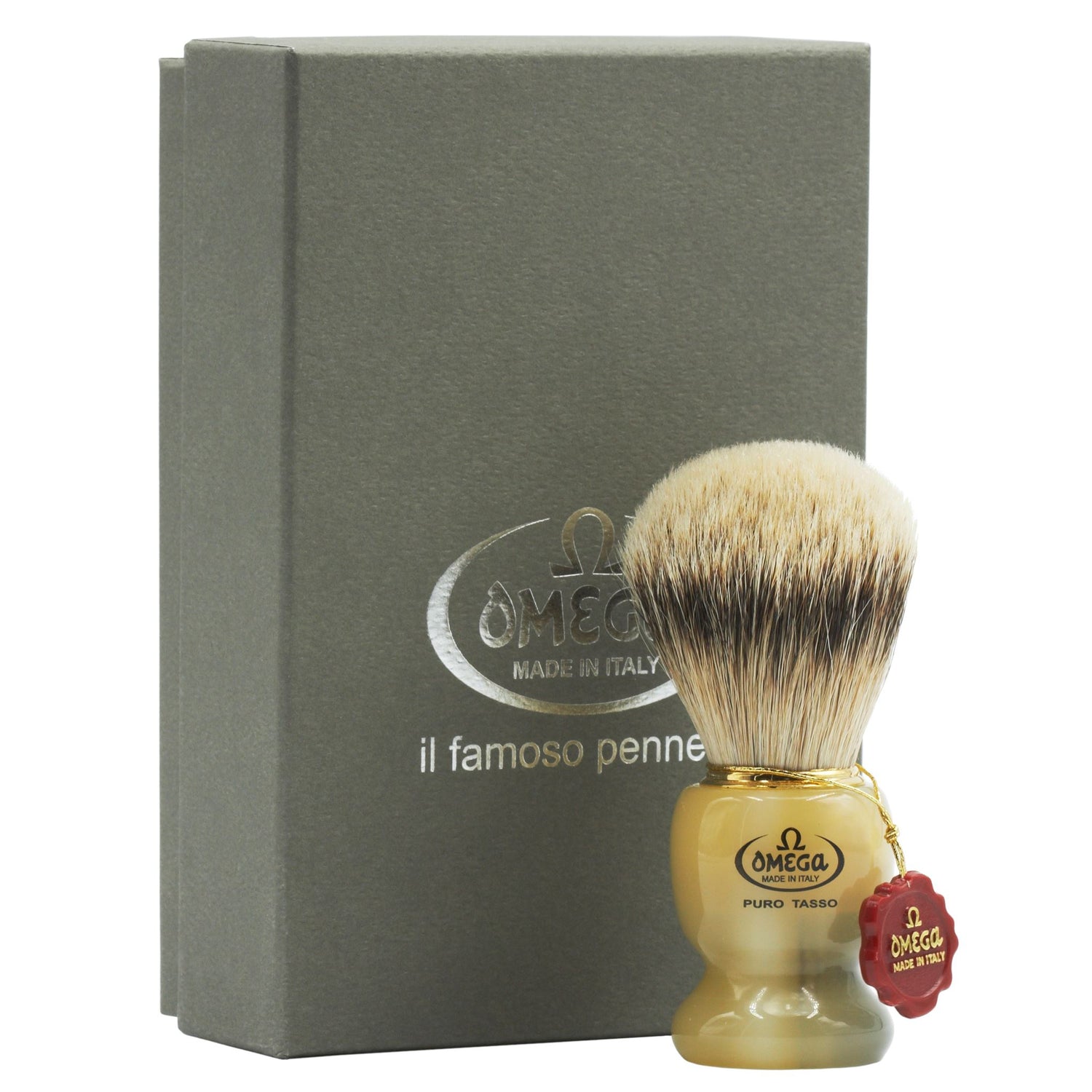 Omega 621 Silvertip Badger Shaving Brush Badger Bristles Shaving Brush Omega