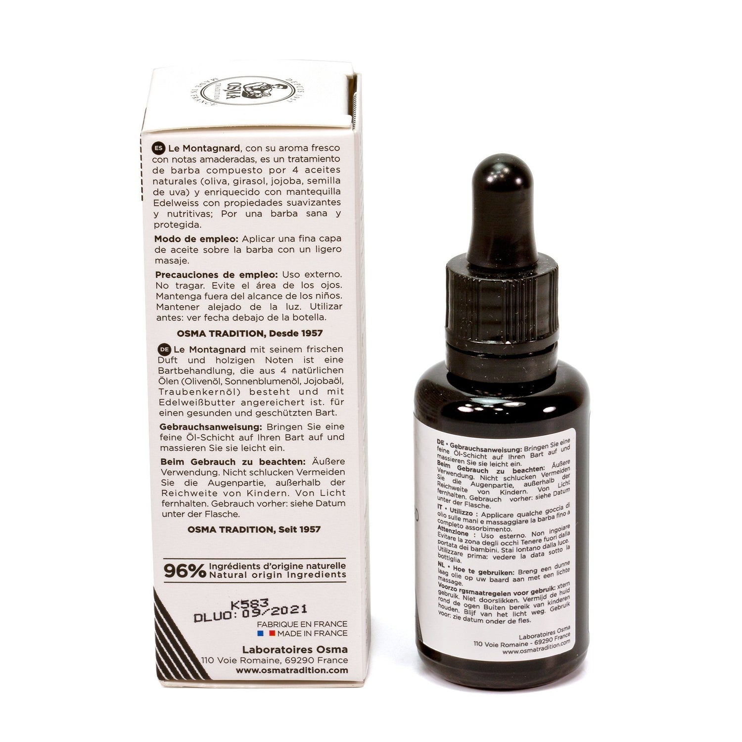 Osma Tradition Beard Oil Beard Oil Laboratoires Osma
