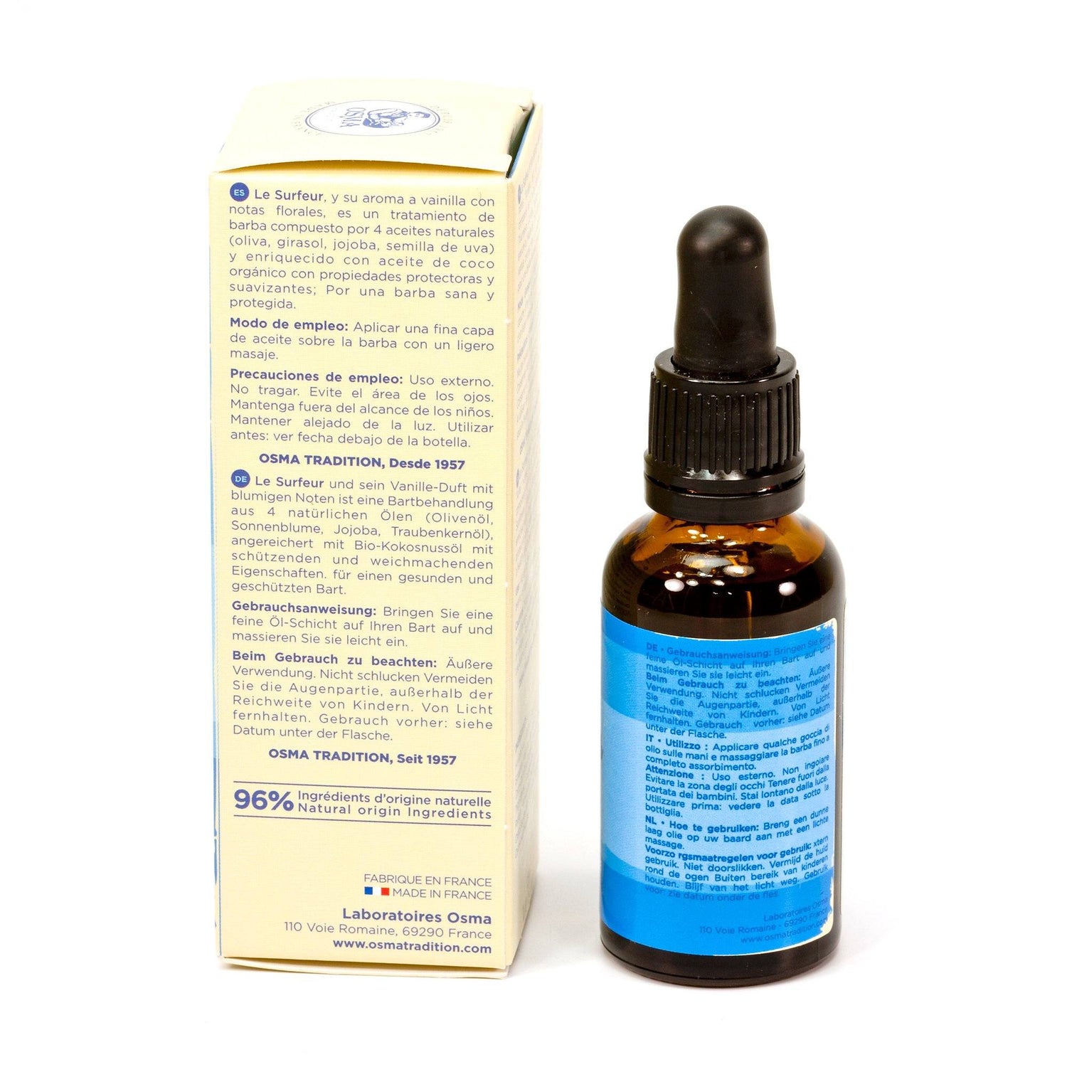 Osma Tradition Beard Oil Beard Oil Laboratoires Osma