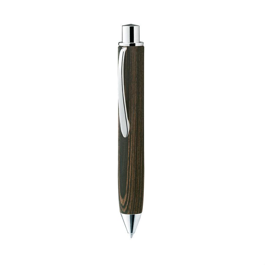 e+m Holzprodukte ‘Fellow’ Wooden Ballpoint Pen Ball Point Pen e+m Holzprodukte Maron Zebrano