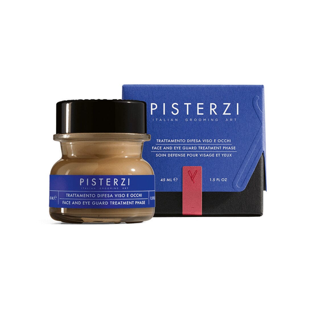 Pisterzi Italian Grooming Art Face and Eye Guard Treatment Phase Face Moisturizer and Toner Pisterzi Italian Grooming Art Glass Jar - 1.5 fl. oz (45 ml)