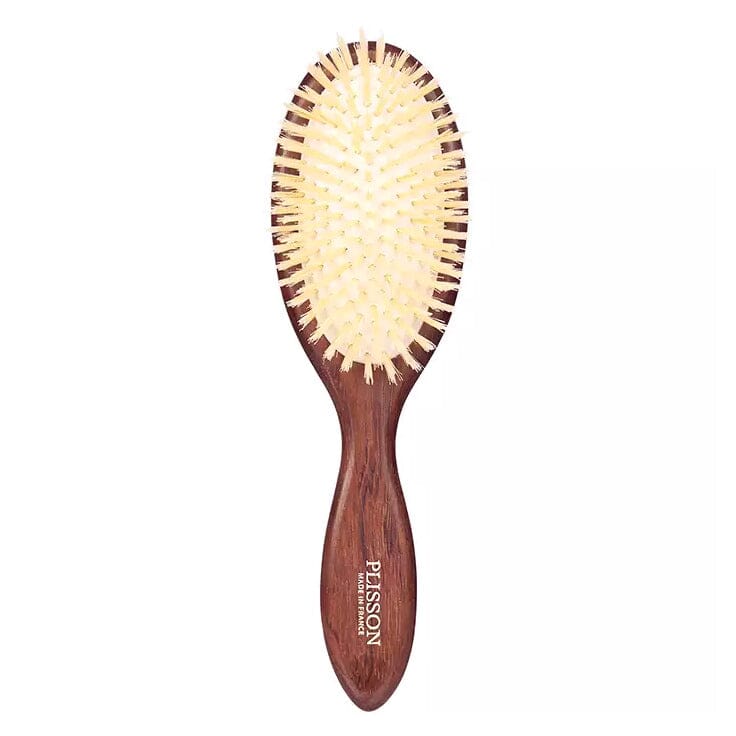 Plisson Hair Brush, White Boar Bristles, Large Hair Brush Plisson - Joris