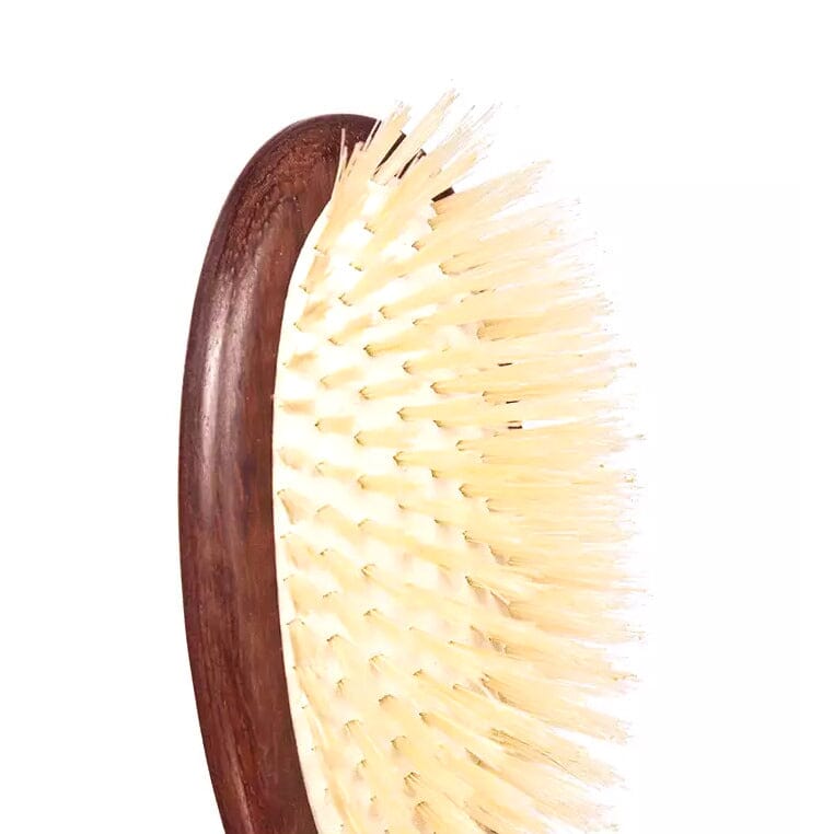 Plisson Hair Brush, White Boar Bristles, Large Hair Brush Plisson - Joris