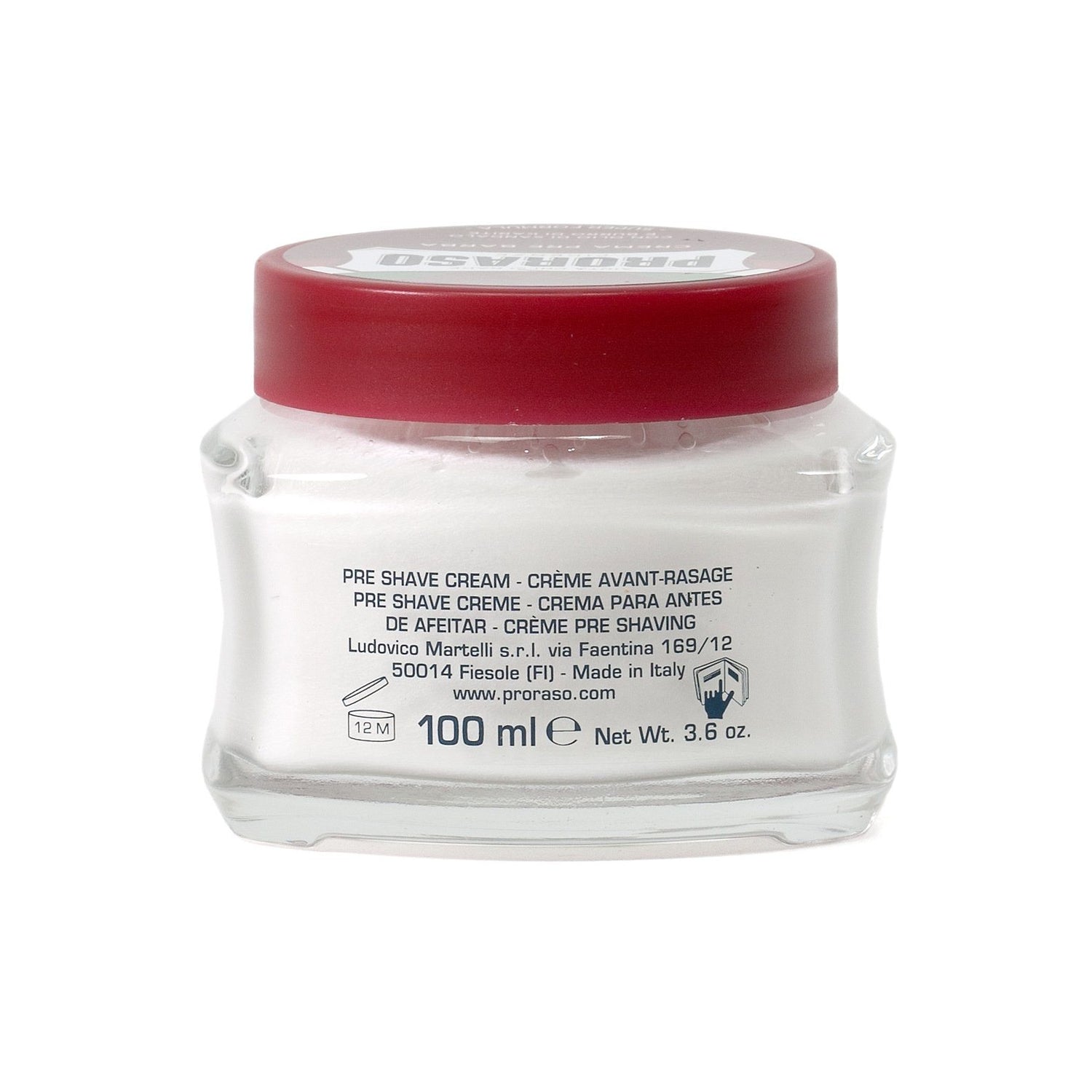 Proraso Red Pre-Post Shave Cream for Coarse Beard with Sandalwood and Shea Butter Pre Shave Proraso