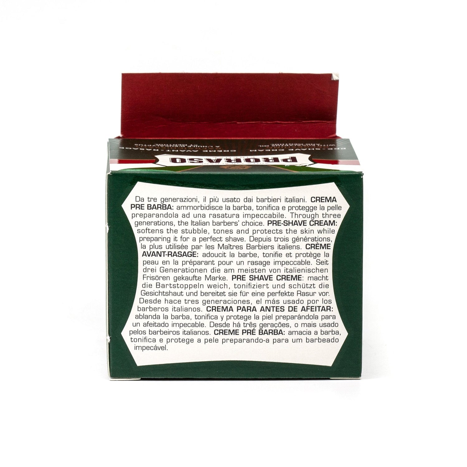 Proraso Green Pre-Post Shave Cream with Eucalyptus and Menthol Pre Shave Proraso