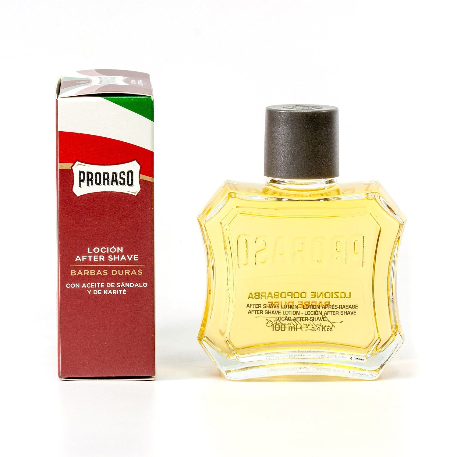 Proraso Red After Shave Lotion with Sandalwood and Shea Butter Aftershave Proraso