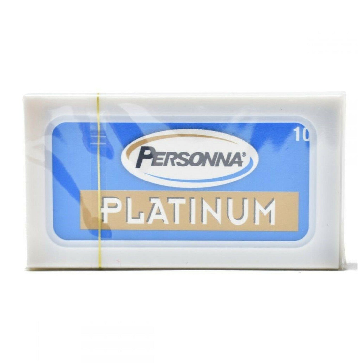 10 Personna Platinum Chrome Double Edge Safety Razor Blades Razor Blades Personna