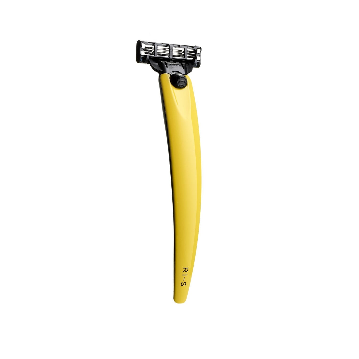 Bolin Webb R1-S Razor Handle for Mach3, Ferrara Yellow Cartridge Type Safety Razor Bolin Webb