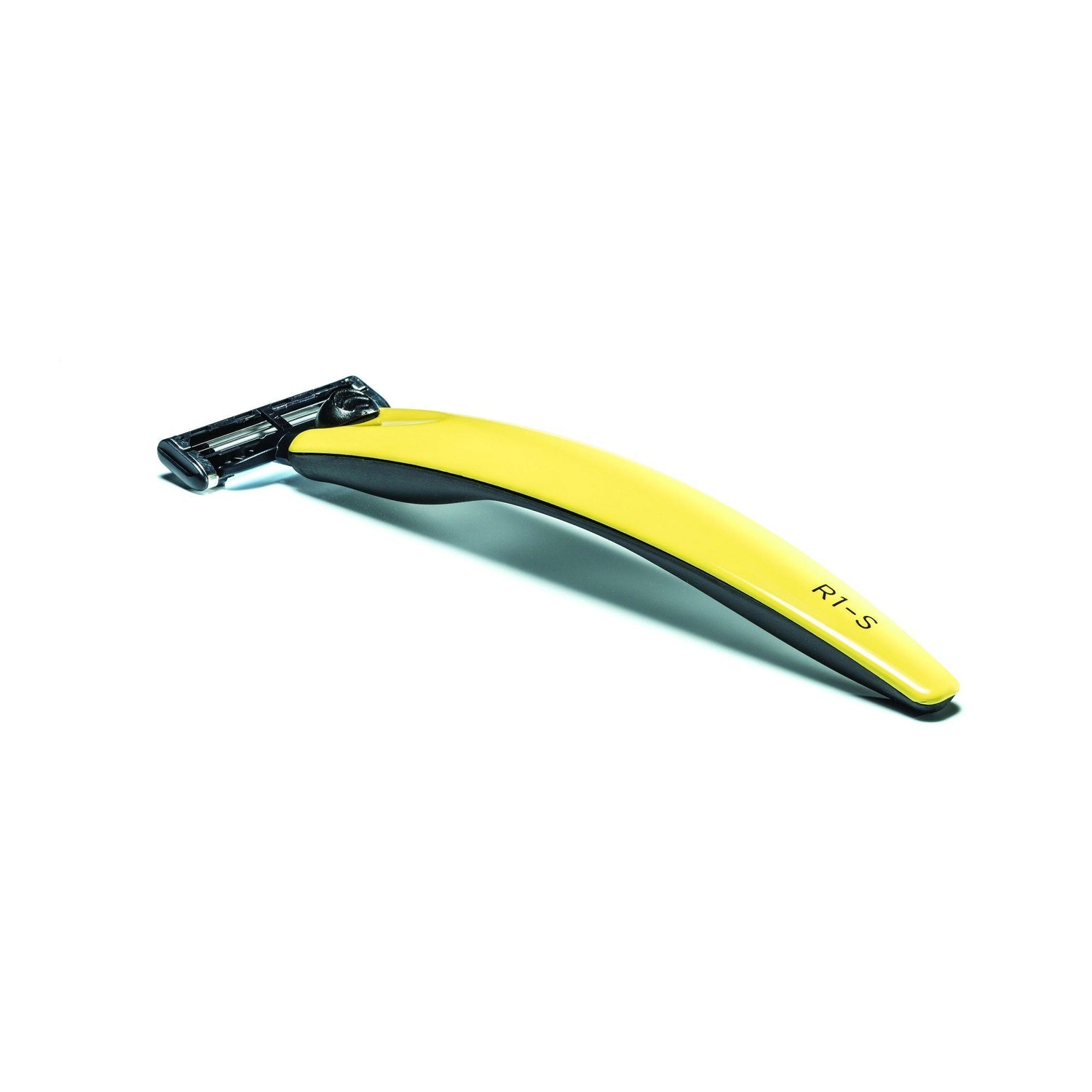 Bolin Webb R1-S Razor Handle for Mach3, Ferrara Yellow Cartridge Type Safety Razor Bolin Webb