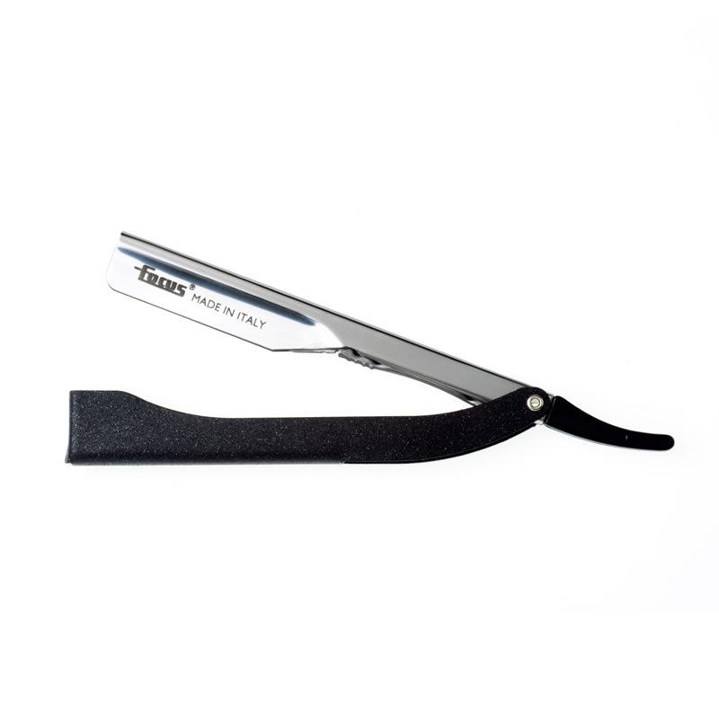 Focus R21 Stainless Steel Shavette Straight Razor, Made in Italy Shavette Focus Stone Coating