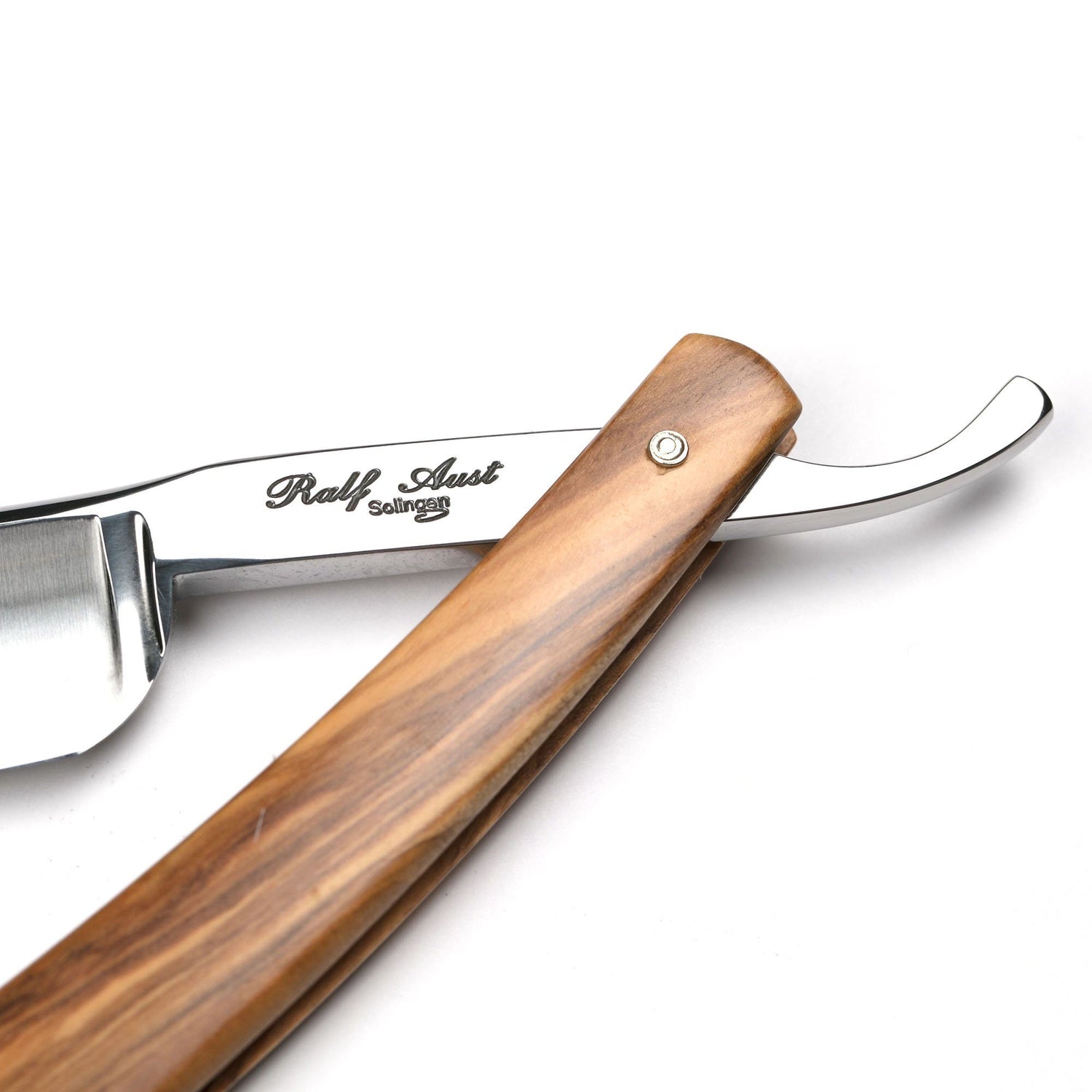 Ralf Aust Limited Edition Fendrihan Straight Razor 6/8”, Olive Wood Scales Straight Razor Discontinued