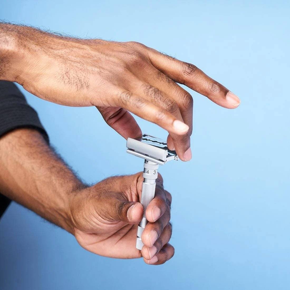 Rockwell Model T Adjustable Butterfly Safety Razor Double Edge Safety Razor Rockwell