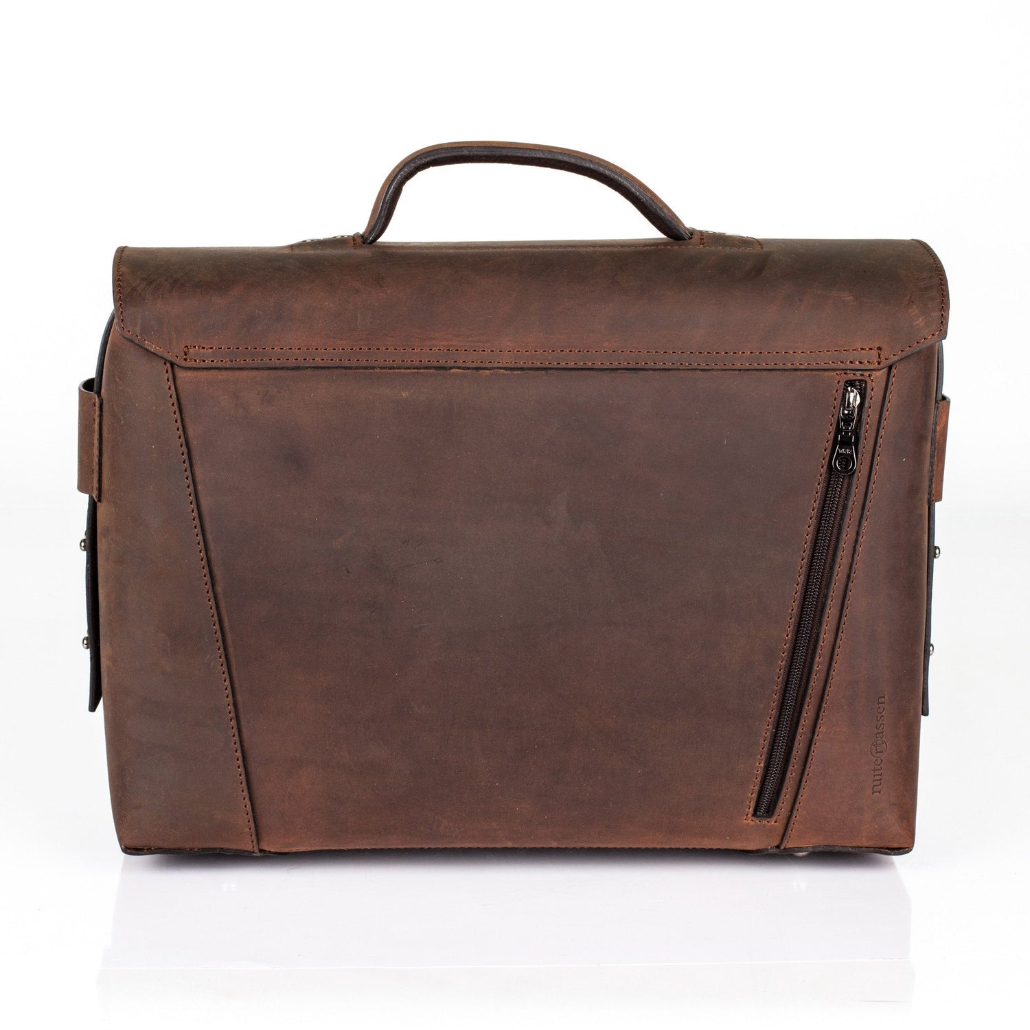 Ruitertassen Classic 2178 Leather Messenger Bag, Ranger Brown Leather Briefcase Ruitertassen